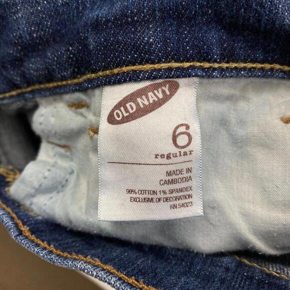 Old Navy The Sweetheart Bootcut Women's size 6 Dark Wash Blue Denim Jeans - Picture 4 of 4